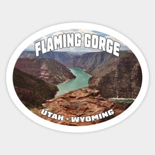 Flaming Gorge Sticker